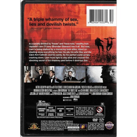 The Tigers Tail DVD Brendan Gleeson Kim Cattrall Thriller Drama Movie dvd4362 - Picture 2 of 2